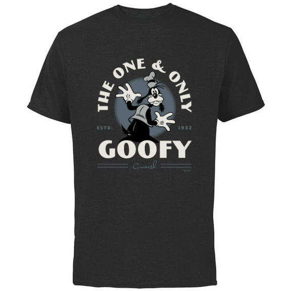 Disney 100 The One & Only Goofy Gwarsh Est 1932 Vintage D100 - Short Sleeve Cotton T-Shirt for Adults - Customized-Yellow