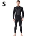 thumbnail image 4 of Naiovety Trajes de neopreno Traje de buceo Pantalones de manga larga de secado rápido Protección solar de una pieza Mantener el calor para bucear Deportes acuáticos linea negra/negra S Naiovety OD003281-16, 4 of 6