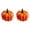 Orange 2PCS, variant on Fall Artificial Mini Pumpkins,Harvest Cute Small Pumpkins,1.96 Inch Artificial Pumpkin,Faux Pumpkin Decoration Fall Harvest Decor,for Halloween, Thanksgiving, Porch, Indoor Outdoor Display