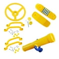 thumbnail image 1 of Xuanheng Outdoor Steering Wheel Swings Set Accessory for Children Interactive Learning yellow, 1 of 8