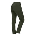 thumbnail image 4 of Hurxie Womens Athletic Pants Lightweight Quick Dry Jogging Pants with Pockets for Lounge, Workout, Hikking, Golf, Travel with Zipper Green,S, 4 of 7