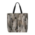 thumbnail image 1 of Disketp Wooden Texture Bolsa Tote de Lona para Mujer, Bolso de Hombro y Cruzado con Cierre de Cremallera, 1 of 7