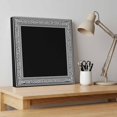 thumbnail image 4 of Ships Next Day Canvas Wall Art 16"x16", Black Geometric Wood Framed Canvas Print Painting, Country Farm Traditional Chinese Tile Ready to Hang Picture Wall Decor for Home Bedroom Kitchen Office, 4 of 9
