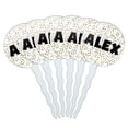 thumbnail image 1 of Alex Cupcake Picks Toppers - Set of 6 - Mutlicolored Speckles, 1 of 1
