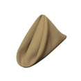 thumbnail image 2 of LA Linen 10-Pack Cloth Napkins, Washable Reusable Polyester Poplin Table Napkins, 18 by 18-Inch, Taupe, 2 of 2