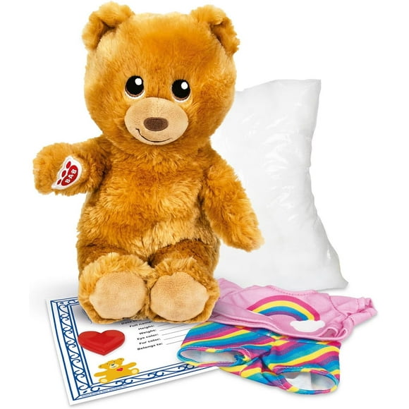 Build-a-Bear Workshop Furtastic Bear and Outfit Pack STYLE 1 RAINBOW