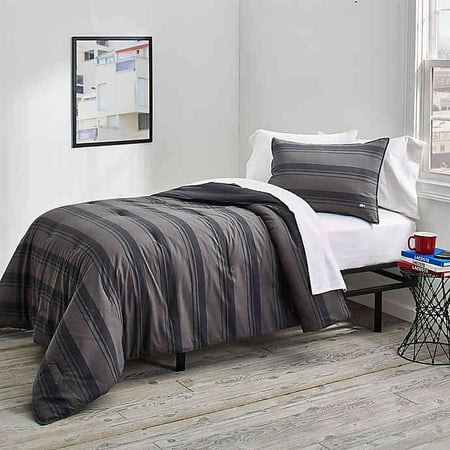 Lacoste Gradient Stripe Reversible Twin Twin Xl Comforter Set In