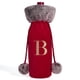 thumbnail image 3 of Wine Bottle Set Beam Letter Ball Dining Room Decor, Wine Bottle Decoration, Modern Home Ambiance, Beam Letter Wine Bottle Holder, Rustic Style, Metal Frame, 2-Tier Design, for Living Room, 3 of 8