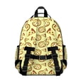 thumbnail image 2 of Funny Cartoon Pizza-Themed Student Backpack Lightweight and Water-Resistant School Book Bag with Pepperoni and Cheese Designs Spacious and Comfortable for Daily Use and Travel, 2 of 6
