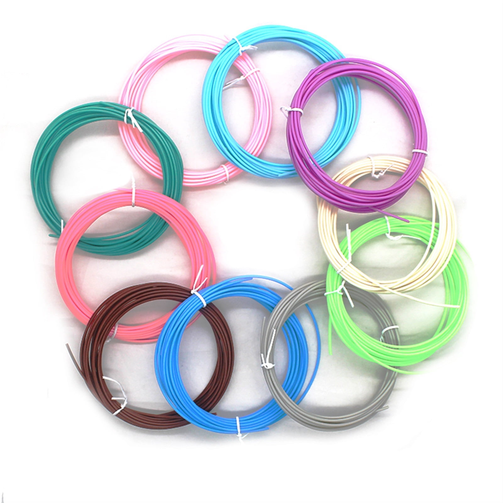 5 Meters PLA Filament for 3D Printer Painting Drawing Printing Pen Consumable 1.75mm Plastic Filament
