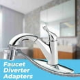 thumbnail image 2 of Brass Faucet Adapters Multiple Size Kitchen Faucet Adapter Garden Hose Connector, 6Pcs, 2 of 5