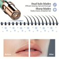 thumbnail image 4 of Electric Painless Facial Hair Remover for Women - Rechargeable Hair Removal Device with 2 Replacement Heads for Face, Lip, and Chin, 4 of 5