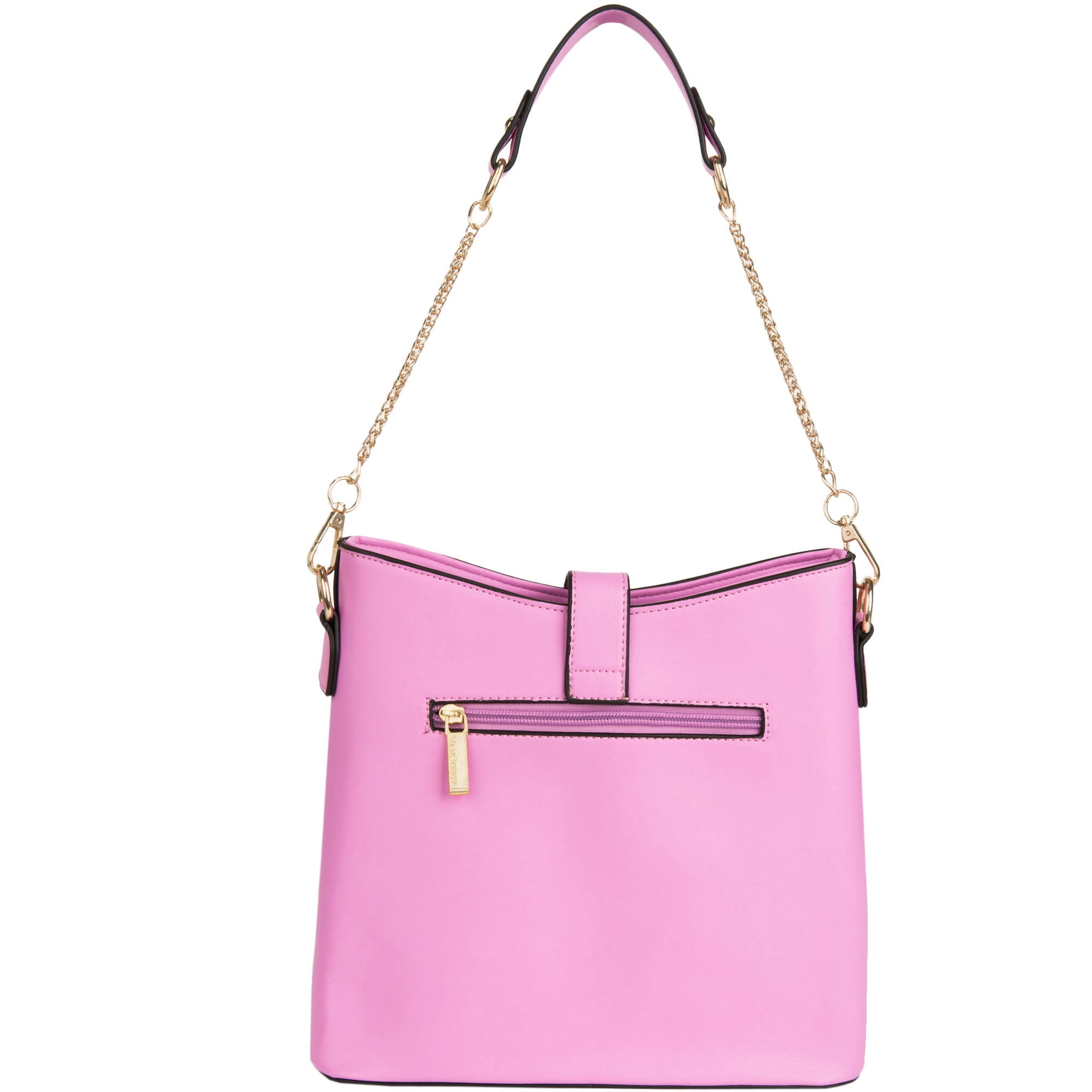 Women's Serena Leatherette Buckle Shoulder Bag
