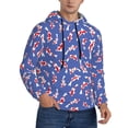 thumbnail image 2 of Fotbe Men's Hoodie with Beautiful Koi Fish Pattern - Kangaroo Pocket Pullover Hooded Sweatshirt, Perfect for Daily Wear, Travel, and Home-XX-Large, 2 of 7
