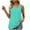 Mint Green, variant on Tops For Women Trendy Summer Crop Tops For Women Loose Fit DressyTshirts Shirts For Women Cotton V NeckWomen Blouses For Work Professional Plus SizeWomens T Shirts Pack Graphic