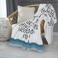 thumbnail image 2 of LHSHID Religious Gifts for Women Catholic Bible Verse Blanket Flannel Soft and Comfortable Anti static Bed Sofa Blanket 50x60in, 2 of 6