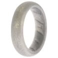 thumbnail image 1 of Anillo de boda BR sólido de silicona - Basic-Silver by ROQ para mujer - Anillo de 7 mm, 1 of 1