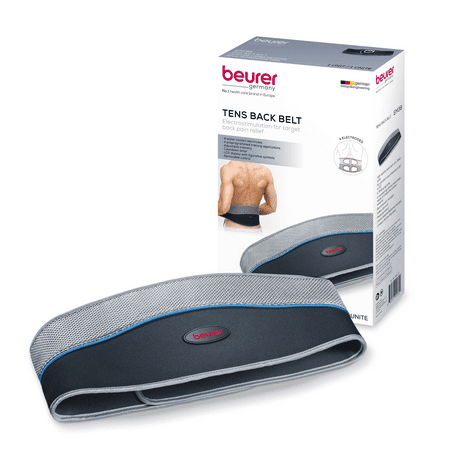 Beurer Lower Back Pain Support Belt, Pain Relief Utilizing 4 TENS Electrodes Therapy, High Quality Breathable Design, Adjustable, (Best Tens Unit For Lower Back Pain)