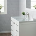 thumbnail image 4 of KRAUS Elavo 17-inch Square Undermount White Porcelain Ceramic Bathroom Sink with Overflow, 4 of 9