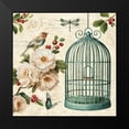 thumbnail image 2 of Audit, Lisa 20x20 Black Modern Framed Museum Art Print Titled - Free as a Bird I, 2 of 5