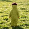 thumbnail image 4 of Big Mouth Monster Onesie Silly Monster Onesie Plush Onesie Pajamas Cozy Home Loungewear with 1 Comb, 5 Colors, 120-150, 4 of 5