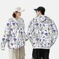 thumbnail image 6 of Balery Lavender Bicycle Men's Women's UPF 50+ Sun Protection Lightweight Hoodie Performance Long Sleeve Shirt for Fishing Running-X-Large, 6 of 9