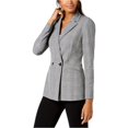 thumbnail image 1 of INC Womens Glen Plaid Chaqueta de doble botonadura, Negro, Mediano I-N-C doble botonadura, 1 of 1