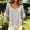 Gray, variant on Womens Summer Tops Square Neck Green Blouse Henley Fashion Trendy Weekend Outing Puff Sleeve 3/4 Sleeve Shirts for Young Women