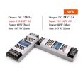 thumbnail image 2 of AC -240 Driver For LED Strip Lights Adapter, DC 12V 24V Lighting Transformers, Switching Power Supply Connector 2A 3A 5A 10A ,Stable Output, 2 of 7