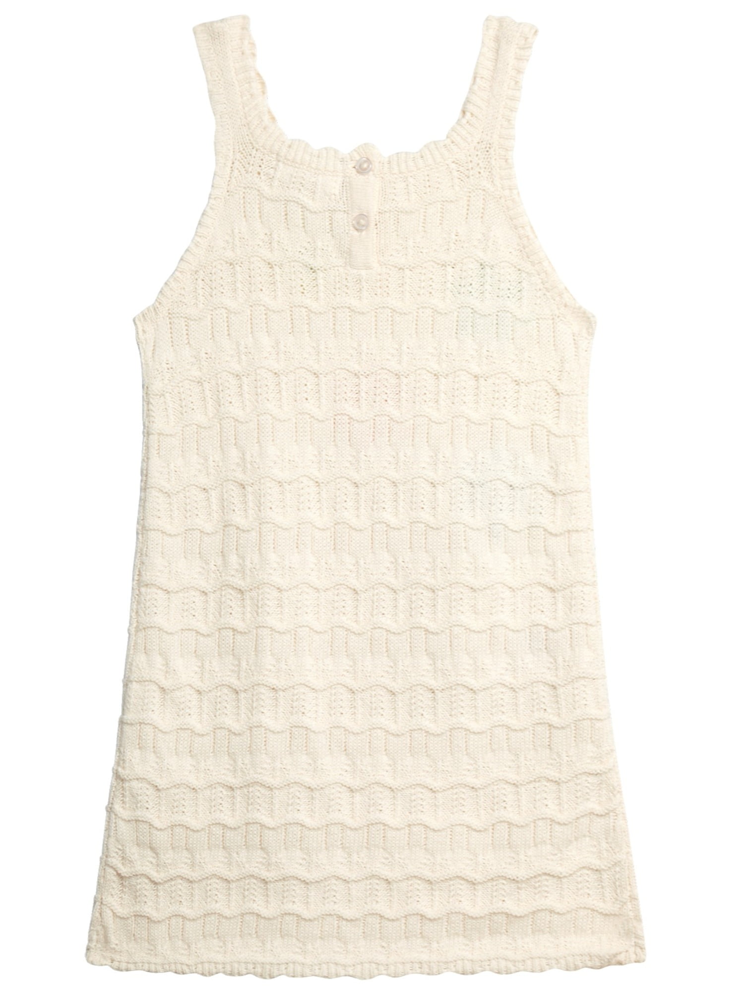 Jessica Simpson Baby and Toddler Girls' Crochet Cover-up Dress with Floral Applique, Sizes 12M-5T