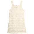 thumbnail image 3 of Jessica Simpson Baby and Toddler Girls' Crochet Cover-up Dress with Floral Applique, Sizes 12M-5T, 3 of 5