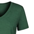 thumbnail image 5 of Tqcoqu Womens Tops Summer Casual Short Sleeve T Shirts Basic Loose Fit V Neck Shirts,Army Green,Women's S-XXL, 5 of 5