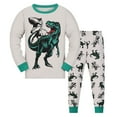 thumbnail image 1 of Ensemble de Pyjamas pour Enfants, Haut à Col Rond et Pantalon, Vêtements de Nuit pour Garçons Taille 7-8 Ans, 1 of 5