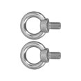 thumbnail image 1 of 2 Pcs Vis de Levage en Acier Inoxydable Robuste pour Qualité Marine avec Résistance à la Corrosion, Facile à Installer, 1 of 7