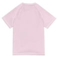 thumbnail image 6 of FORMRS Boys Rash Guard Short Sleeves Swim Shirt Quick Dry UPF 50+ Sun Protection, Sizes 3-12T, Pink Gradient, 6 of 6