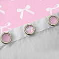 thumbnail image 4 of Manfei Cartoon Bowknot Child Black Out Curtains, Girly Pink Bow-tie Curtains Pack of 2 (42x63 Each), Kawaii Princess Bow Style Bedroom Curtains, Curtains and Drapes Decor, 4 of 6