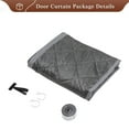 thumbnail image 6 of Magnetic Thermal Insulated Door Curtain, 38x84inch Door Insulation Curtain, Fits Door Size 36" x 82" Center Opening Doorway Curtain, Waterproof Door Covers for Balcony, Bedroom, Kitchen (Gray), 6 of 8