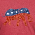 thumbnail image 3 of CafePress - Glitter Republican Elephant T Shirt - Mens Tri-blend T-Shirt, 3 of 4
