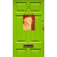 thumbnail image 2 of Golden Retriever Red Green Snowflake Holiday Christmas Wall or Door Hanging Prints, 2 of 2