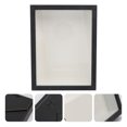 thumbnail image 1 of OULII 1Pcs Black Glass Pressed Flower Frame Storage Nature Display Family Friends, 1 of 3