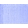 thumbnail image 1 of Ahgly Company Machine Washable Indoor Rectangle Solid Blue Modern Area Rugs, 8' x 12', 1 of 4