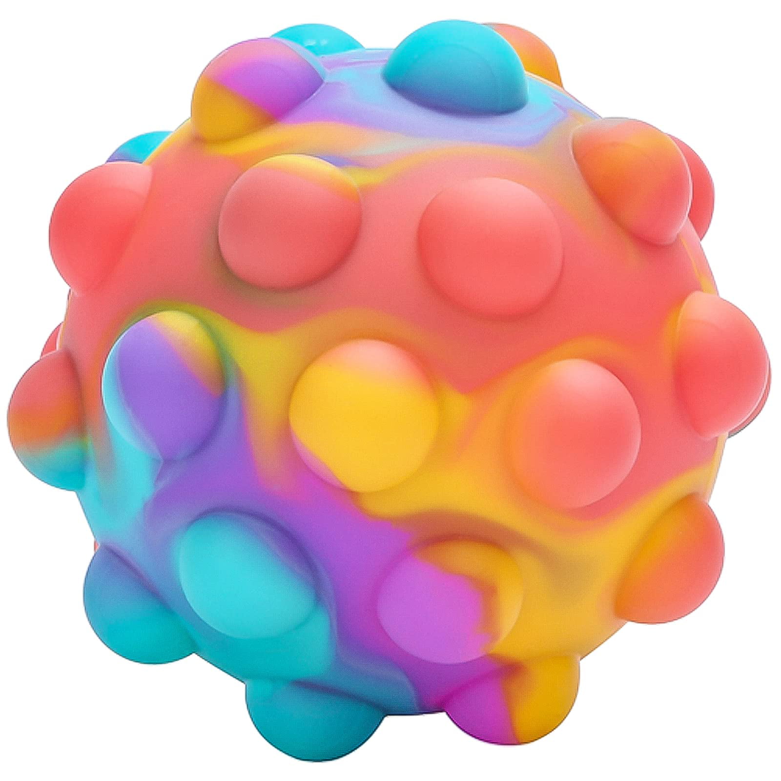 Acheter 4Pcs Pop Balls 3D Silicone Cartoon Fidget Squeeze Balls