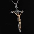 thumbnail image 3 of Jesus Christian Bible Cross Pendant Necklace Men and Women Faith Prayer Amulets Jewelry, 3 of 5
