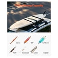 thumbnail image 4 of Soft Roof Rack Pads 30", Universal Car Roof Rack Protector for Kayak, SUP, Surfboard - 176LBS Capacity with Tie Down Straps & Storage Bag, 4 of 7