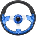 thumbnail image 1 of Volant de Voiture Élégant Résistant aux Chocs Confort Accrue Course pour Véhicule (Bleu), 1 of 8
