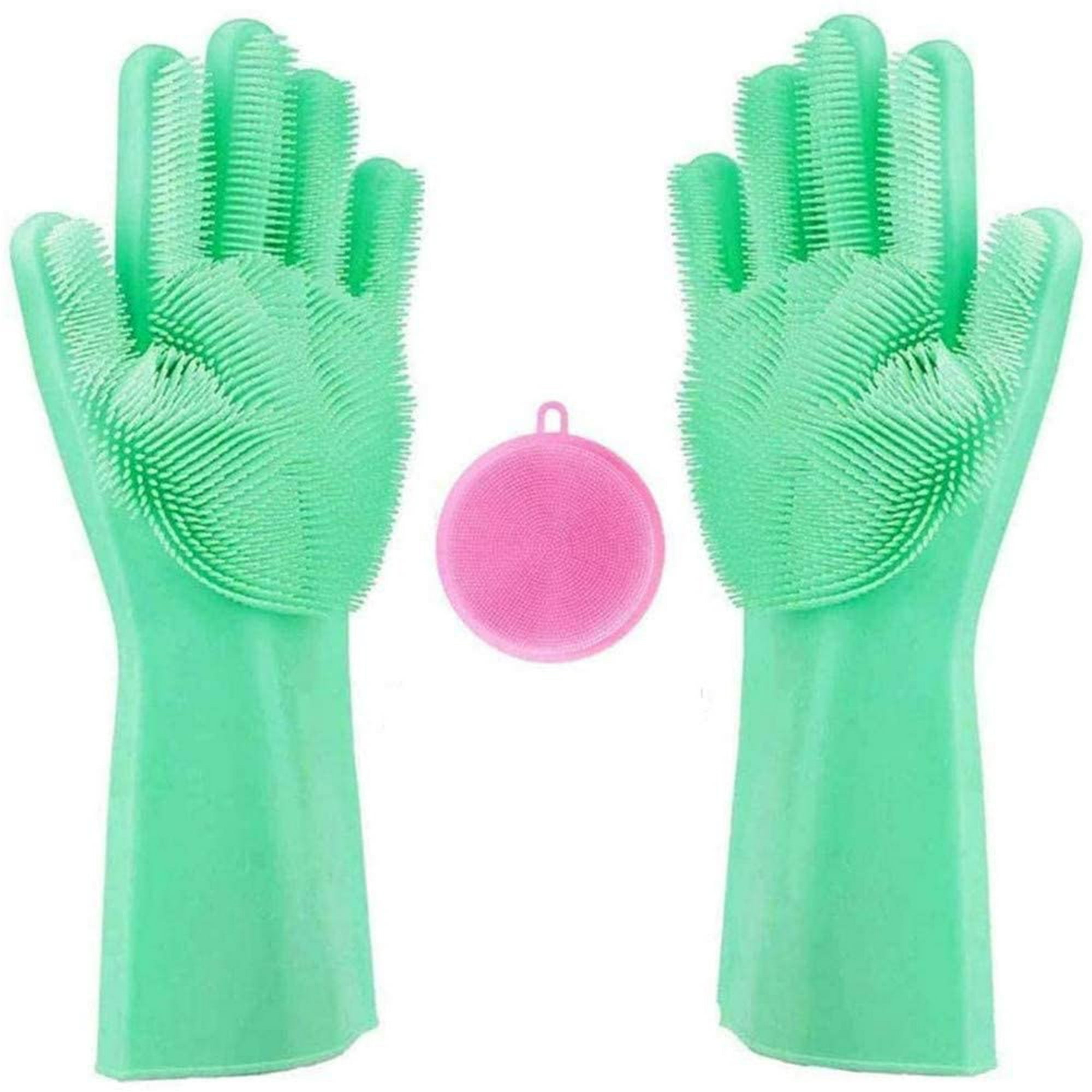 Magic Silicone Household Cleaning Gloves Reusable Rubber