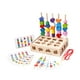 thumbnail image 3 of Juego de juguetes de secuenciación apilables de madera, cuentas de cordones apiladoras a juego y bloques apilables, apilador de formas a juego para, 3 of 9