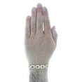 thumbnail image 7 of 10K Yellow Gold Round Diamond Puff Anchor Link 8.50" Statement Bracelet 1 CT., 7 of 7
