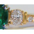 thumbnail image 6 of 3.20ct NATURAL EMERALD DIAMOND RING CLASSIC 3 14KT, 6 of 12
