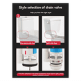 thumbnail image 4 of Split Toilet Drain Valve Two-Button Toilet Water Outlet Valve Dual Flush Fill Water Tank Accessories, 4 of 7